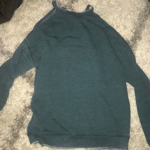 Cold shoulder sweatshirt